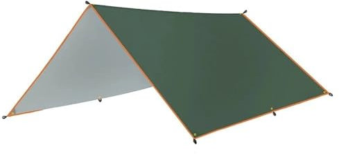 UBOHUZ Camping Zeltplanen Camping-Plane, wasserdichtes Zelt, Touristen-Markise, Schatten, Gartenüberdachung, Strand-Sonnenschutz, Outdoor-Sonnenschutz Für Camping，Picknick(Green,3 * 5m)