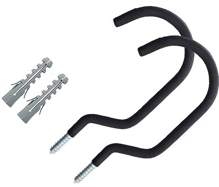 SOIMISS 2sets Heavy Duty Bike Storage Hook Steel Bike Hook for Wall Mount Wall Mount Use