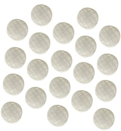 Coussinets D'allaitement Coton Blanc 20 Pièces Lavables Réutilisables | 3 Couches, Protection Anti-fuite, Usage Allaitement, Lot de 20 pour Femmes