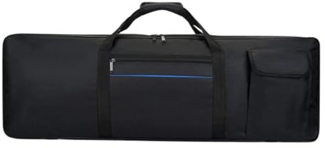 Funda Para Teclado Bolsa for teclado de piano 88 teclas con bolsillo, tela Oxford, impermeable, for presentaciones, estudio música(136cmx17cmx33cm)