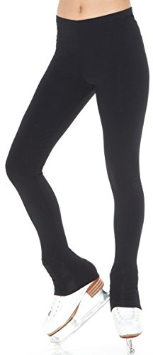 Mondor Mädchen Damen Eiskunstlauf-Leggings – Eislauf-Leggings schwarz 4809