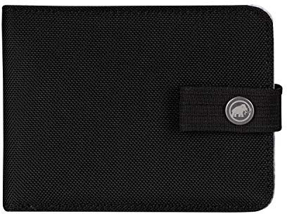 Mammut Xeron Wallet | Geldbörse für Damen und Herren, Geldbeutel mit Reißverschluss für Kleingeld, Reisegeldbeutel, Outdoor Brieftasche, 6 Kartenfächer | Black (Schwarz)