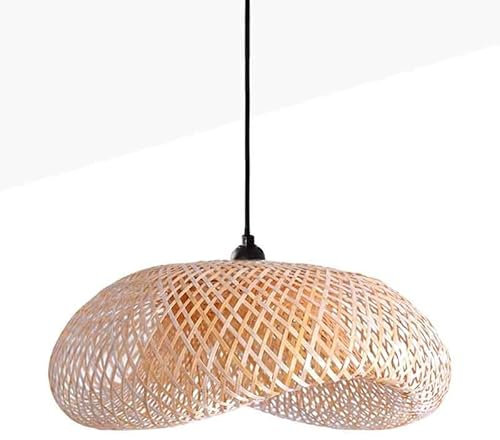 B·LED BARCELONA LED BarcelonaLED Lampe suspendue en osier avec culot E27 VIMET 60cm