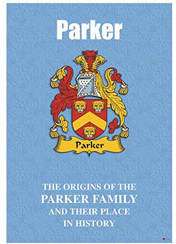 I LUV LTD Parker Anglais Nom de Famille Livret D'histoire avec de Brefs Faits Historiques