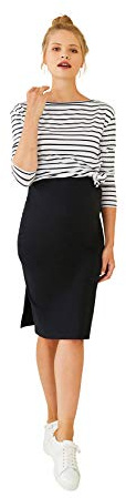 Vertbaudet Umstandsrock aus Stretch-Jersey Basic schwarz 40/42