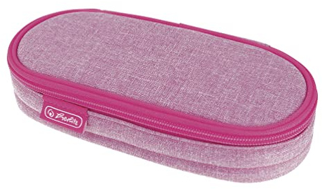 Herlitz 50038930 Faulenzer Etui, Knitted Rose, 1 Stück, Mehrfarbig