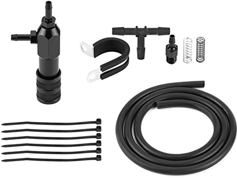 Joyzan Turbo Parti Motore per Auto, Regolatore Turbo Manuale Valvola Spurgo Boost Controller Kit Pressione Turbina Turbocompressore Auto Accessori Lega Bilaterale Benzina Anello Chiuso Bleed Valve