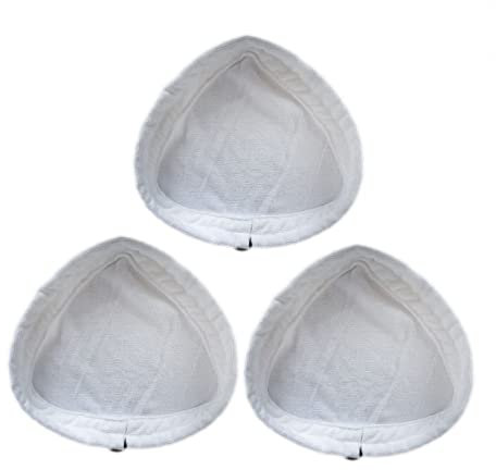 Housoutil 3pcs Triangular Steam Mop Cover Replacement Pads Washable Microfiber Cleaning Cloths for Floor Cleaning Compatible Steam Mop for Home Use