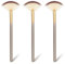 Amaxiu 3 Stück Maskenpinsel Gesicht, Fächerpinsel Kosmetik Masken Pinsel Fächerpinsel Make Up für Gesicht Sbehandlungen, Holzgriff Masken Pinsel Gesichtsfächer Applikatorpinsel