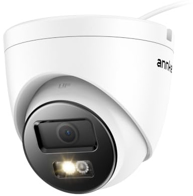 ANNKE 12MP CCTV PoE Camera Outdoor, Spotlight Security IP Camera | Smart Human/Vehicle Detection, Colour Night Vision, Built-in MicroSD Card Slot (Up to 512GB), 24/7 Recording, IP67