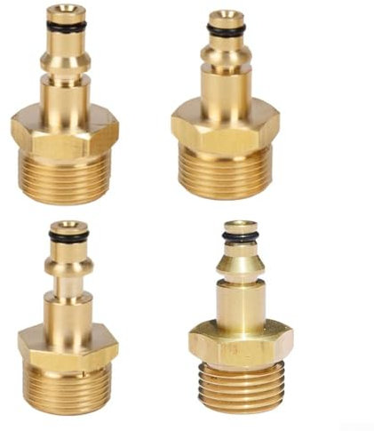 Connettore rapido, adattatore M22 per tubo idropulitrice ad alta pressione, struttura in ottone massiccio, prestazioni di lunga durata (per AR)