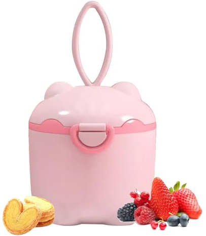 Reiseformel-Behälter | Formula Aufbewahrungsbehälter - Tragbare Formel Pitcher Mixer, Reiseformel Spender mit Löffel, Spender für Milch, Snacks,