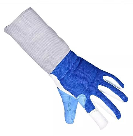 KXJPIZIYB Fechthandschuhe für Die Linke Hand, Säbelhandschuhe, Fechtausrüstung, rutschfest, für Linkshändige Säbel Sportler Einsatz(Small)