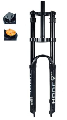 Downhill Mountain Bike Suspension Fork Magnesium Alloy Double Shoulder Bicycle Air Fork Travel