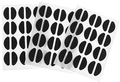 minkissy Brillen-nasenpads in Schwarz 84 Stück Selbstklebend für Ihre Brille