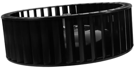 Metal Universal Wheel Blower Replacement for Range Hood Fan Motor | Black Finish, Easy Installation, Shaft Depth 27mm, Powerful Ventilation for Restaurants and Home Kitchens