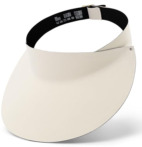 MK MATT KEELY Hatt för dam sommar med visir hatt bred brätte löpning baseball visir snabbtorkande herr, Beige, one size