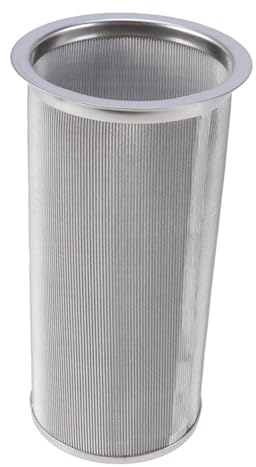 CIYODO Colador de Café Inoxidable con Mango Filtro de Malla Fina para Infusor de Té Reutilizable Cilindro para Cocina y Cafetería Casa