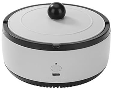 Gosera Multifunctional Smokeless Ashtray Indoor Outdoor Ashtray Air Purifier Desktop USB Rechargeable Electric Ashtray Filter Easy to Use 13 X 13 X 6.5cm B