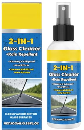 Generico Detergente per Parabrezza - 100ml Trattamento Idrorepellente per Ripristino Parabrezza,Spray per Pulizia Vetri Antipioggia | per SUV Camper Moto Auto Interno Esterno