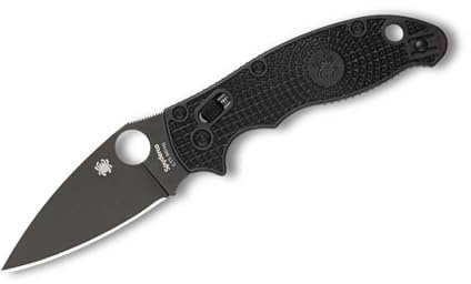 Spyderco 01SP876 Unisex – Erwachsene Manix 2 Lightweight All Black Taschenmesser, Schwarz, 20,3 cm