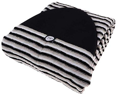 Tenlacum 1,5 - 3,2 m Surfbrettsockenabdeckung, leicht, dehnbar, Surfbrett-Schutzbeutel mit Kordelzug und gepolstertem Spitznasenschutz und Beutel