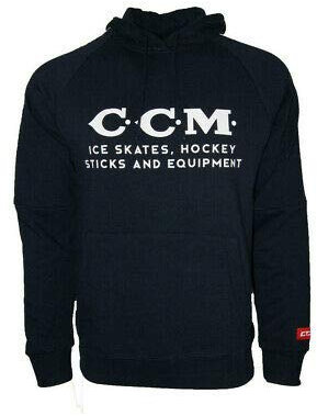 CCM Hockey Heritage Logo Fleece Hoody Senior/Adult-Nightfall - Senior S