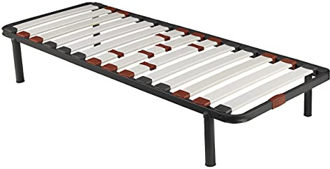 PIKOLIN Somier Fibermaster | 13 Láminas Fibra de Carbono | 90x190 | 4 Patas - Altura 26cm | Bastidor Acero Reforzado | Máxima Ventilación | Servicio de Entrega Premium | Especial Casas Alquiler