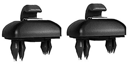 Jorzer Parasol Reemplazo Clip Interior Parasol Gancho De Clip del Soporte Compatible con Audi A3 A4l A6l A5 A7 Q5 Q3 Negro 2 Piezas