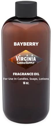 Bayberry Fragrance Oil (16 oz Bottle) for Candle Making, Soap Making, Tart Making, Room Sprays, Lotions, Car Fresheners, Slime, Bath Bombs, Warmers…