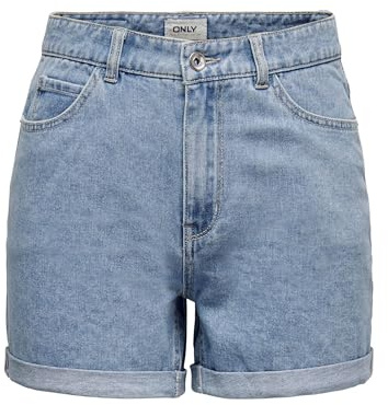 Onlvega Hw Mom DNM Shorts Noos