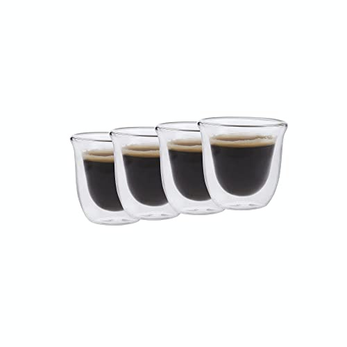 La Cafetière Espresso-Tassen, doppelwandig, 4er-Set