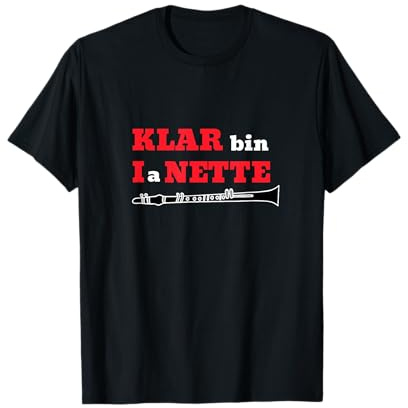 Klassische Musik Klassik Orchester Musiker Bayern Klarinette T-Shirt