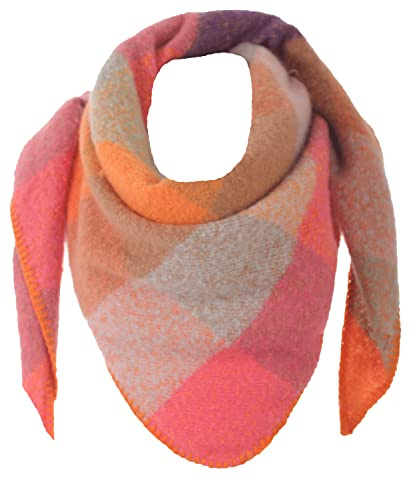 FASHION YOU WANT XXL Schal flauschig schal-tuch damen dicker dreieckstuch groß Wolle UNI Farben kuschelig