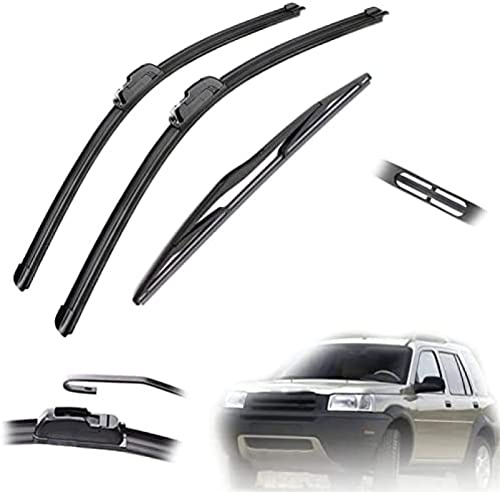 per Land Rover per Freelander 1 MK1 1997 1998 1999 2000 2001 2002 2003 2004 2005 2006 Anteriore Posteriore Tergicristallo Lame Spazzole Taglierina Accessori 21 +22 + 14 Tergicristalli