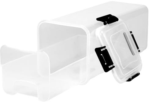 yupogongfu Bread Storage Container Loaf Bread Keeper with/without Tray Bread Box with Airtight Lid BPA-Free Plastic Sandwich Bread Dispenser to Keep Fresh Reusable Airtight Loaf Container for Homemade