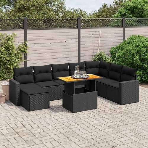 Amorsee Gartenlounge XXL Garten Loungemöbel Set Groß Rattan Lounge Möbel Outdoor Gartensofa Terrassenmöbel Ecklounge Ecksofa Garten Sofa Terrasse Gartenmöbel Set Gartengarnitur Sitzgarnitur