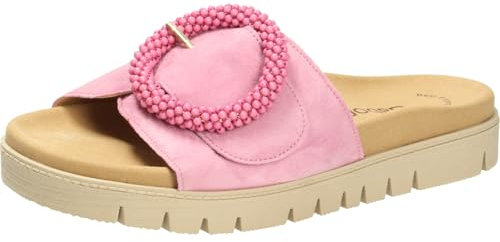 Gabor Damen Pantoletten, Frauen Slipper,Best Fitting,schluepfschuhe,Slides,Slip-ons,Backless Slipper,Mules,Gartenschuhe,Soft pink,41 EU / 7.5 UK