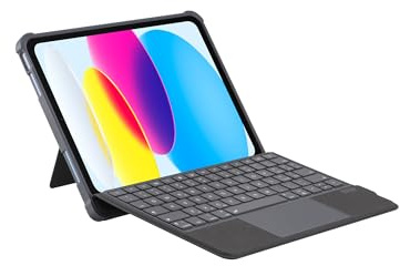 TUNIT All-in-one cover protettiva modulare con tastiera e trackpad per iPad (10a Gen.) e iPad (A16)
