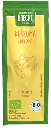 Gewürzmühle Brecht Kurkuma gemahlen, Nachfüll, 60g (1)