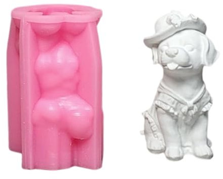 Moldes 3D para perros, moldes de yeso, moldes de silicona para animales, moldes de resina epoxi, moldes de fundición