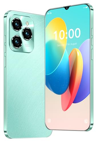 Téléphone déverrouillé, Écran de 6,3 pouces, smartphone 4G - LTE FDD TDD, double caméra, 2GBRAM, 16GBROM, extension 128GB, double carte SIM, convient aux utilisateurs débutants (3, green)