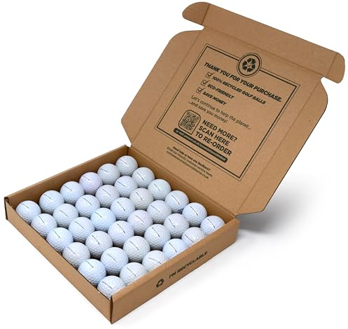 Second Chance recycelte Lake Golfbälle, 36 Stück Grade B für Titleist Pro V1X – Lakeballs für Übung und Freizeitspiele, gebrauchte Golfbälle, ideal für Training und Spiel