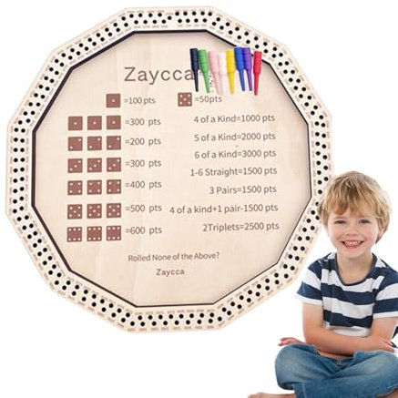 Würfelbrett | Klassisches Würfelbrett - Klassisches Holz Tablett Tragbar Für Kinder Erwachsene Familien Spielabend Party