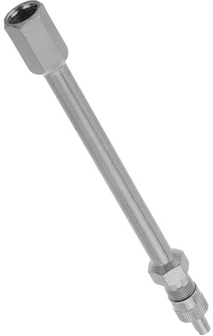 VALICLUD Metall Ventilverlängerung Für Auto Truck Suv Reifenventil Adapter Luft Reifenbefüllung Werkzeug Kompatibel Für Verschiedene Fahrzeuge Langlebig Und Vielseitig Einsetzbar