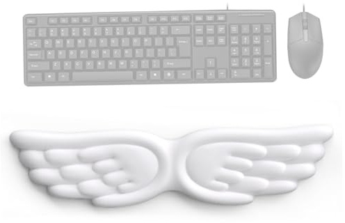 Reste du poignet du clavier ange pour le bureau et les jeux, utilisez le bracelet ergonomique REST CLAVE CLAVIRE DE CLAVE