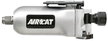 AIRCAT Pneumatic Tools 1320: 3/8-Inch Butterfly Impact Wrench with Built-In Air Inlet 100 ft-lbs of Torque