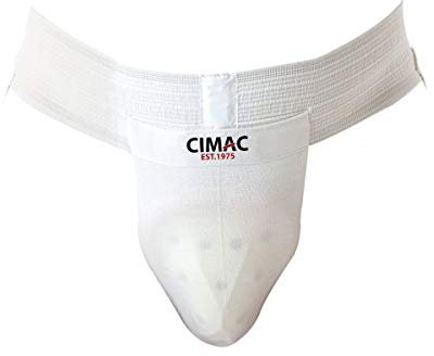 CIMAC Groin Guard - Junior Size (66 to 79cm) - Martial Arts Groin Protectors, Elasticated Material with Reinforced Removable Cup, for MMA, Boxing, Muay Thai, Kickboxing, Karate, & Other Contact Sports