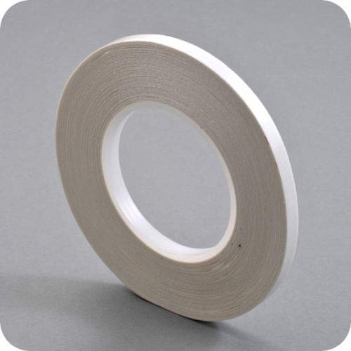 Doppelseitiges Klebeband 50 M - Breite 3 mm -handreißbar - transparent - perfekt zum basteln - stark haftend — optimal für Papier, Stoffe, Aluminium, Metall, Holz Glas, Keramik -Top Anfangshaftung