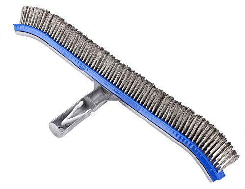 Brosse en Acier pour Piscine avec Aluminium et Acier Inoxydable pour Le Nettoyage de Piscine